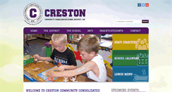 Desktop Screenshot of crestonschool.org